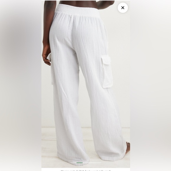 Aerie Wide Legged Marshmallow Pants - Picture 2 of 7